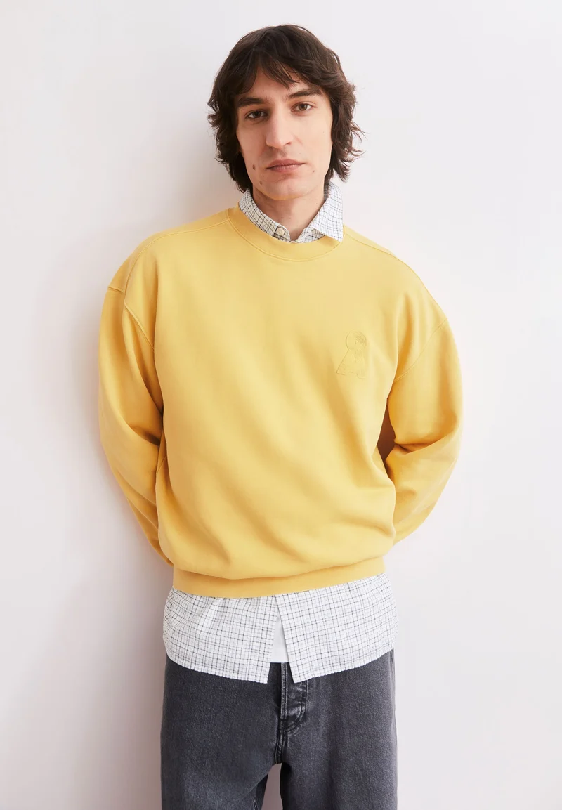 ICONIC Å GMT DYE SWEATSHIRT | sunflower washed