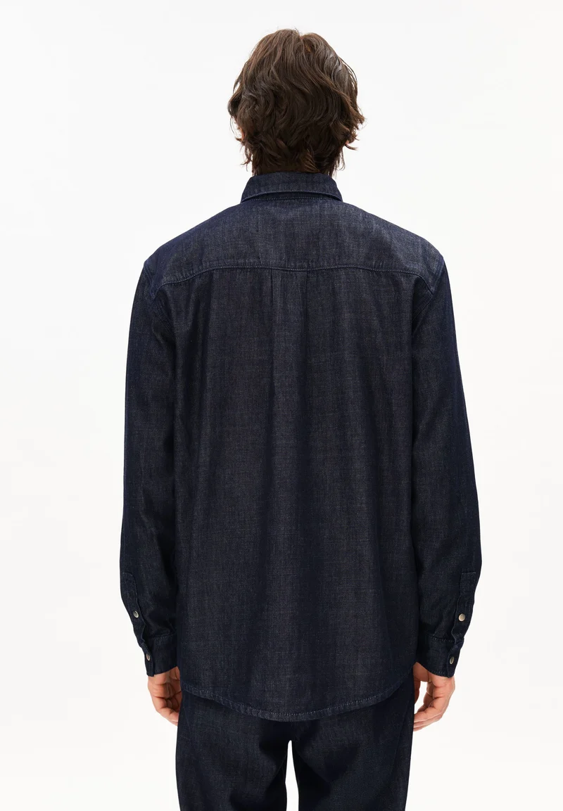 DUNKEL GEWASCHENES JEANSHEMD | rinse