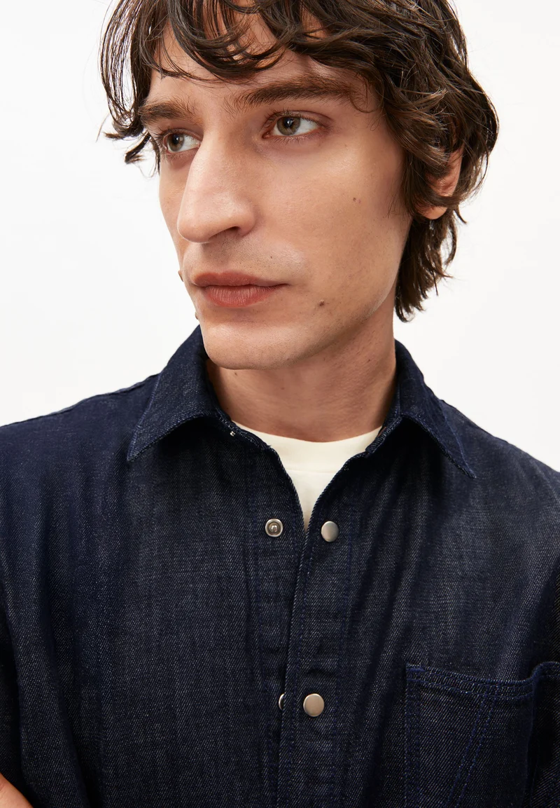 DUNKEL GEWASCHENES JEANSHEMD | rinse