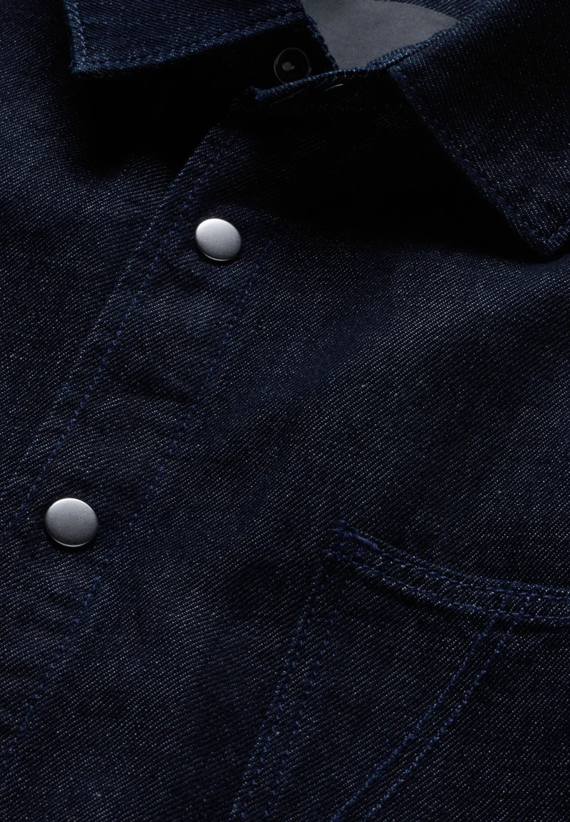 DUNKEL GEWASCHENES JEANSHEMD | rinse