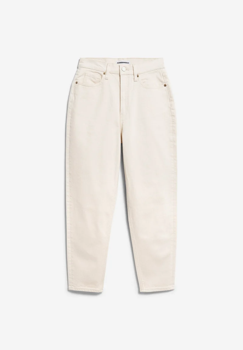 MAIRAA HIGH WAIST MOM JEANS | undyed
