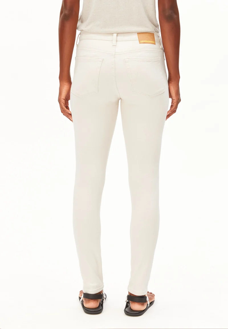 TILLAA MID WAIST SKINNY JEANS | undyed