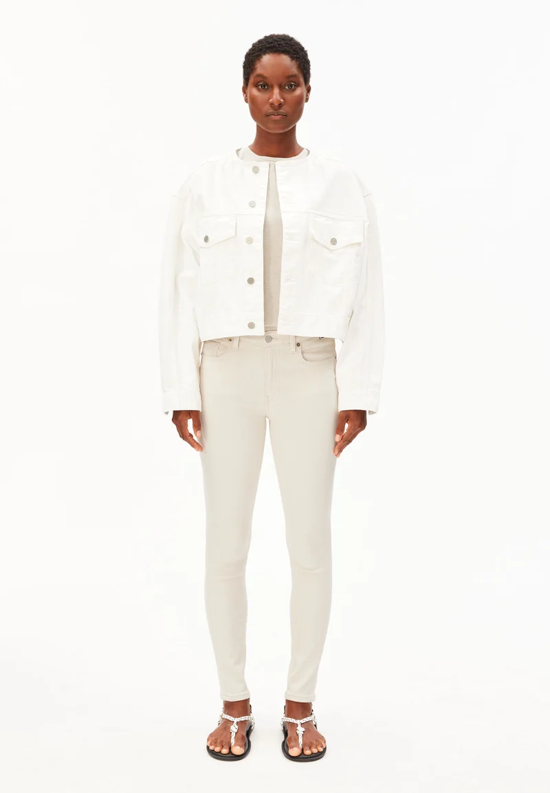 TILLAA MID WAIST SKINNY JEANS | undyed