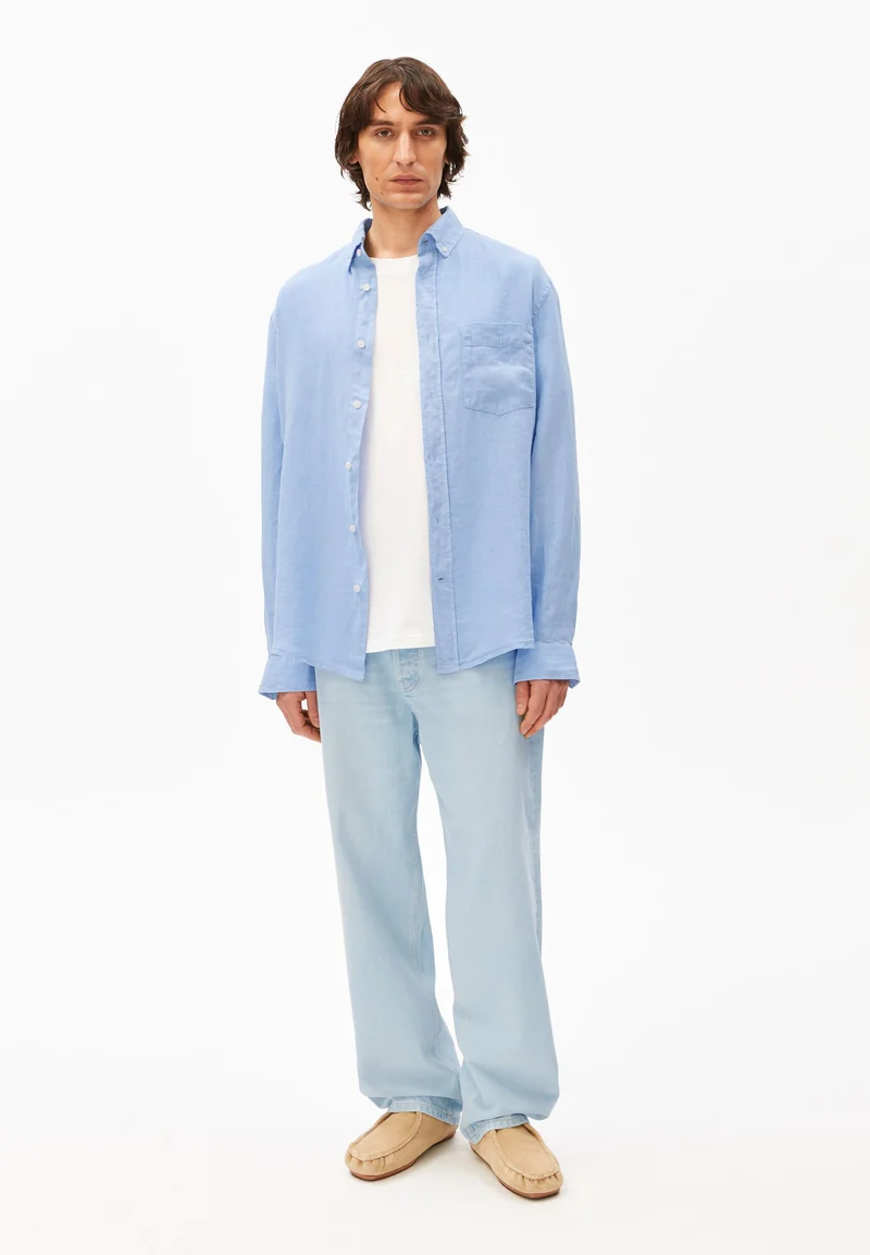 LEINEN-LANGARMHEMD | wedgwood