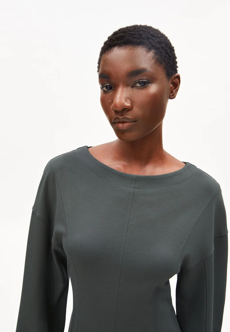 BARREL MINI-JERSEYKLEID | space steel