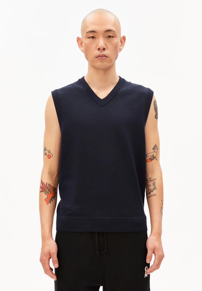 V-NECK PULLUNDER | night sky