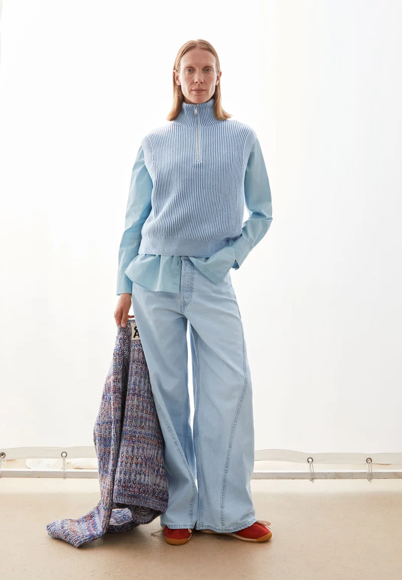 VANISÉ PULLUNDER | blue glow-dark blue glow