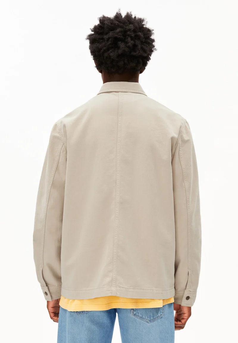 BAUMWOLL-LEINEN-JACKE | sandstone