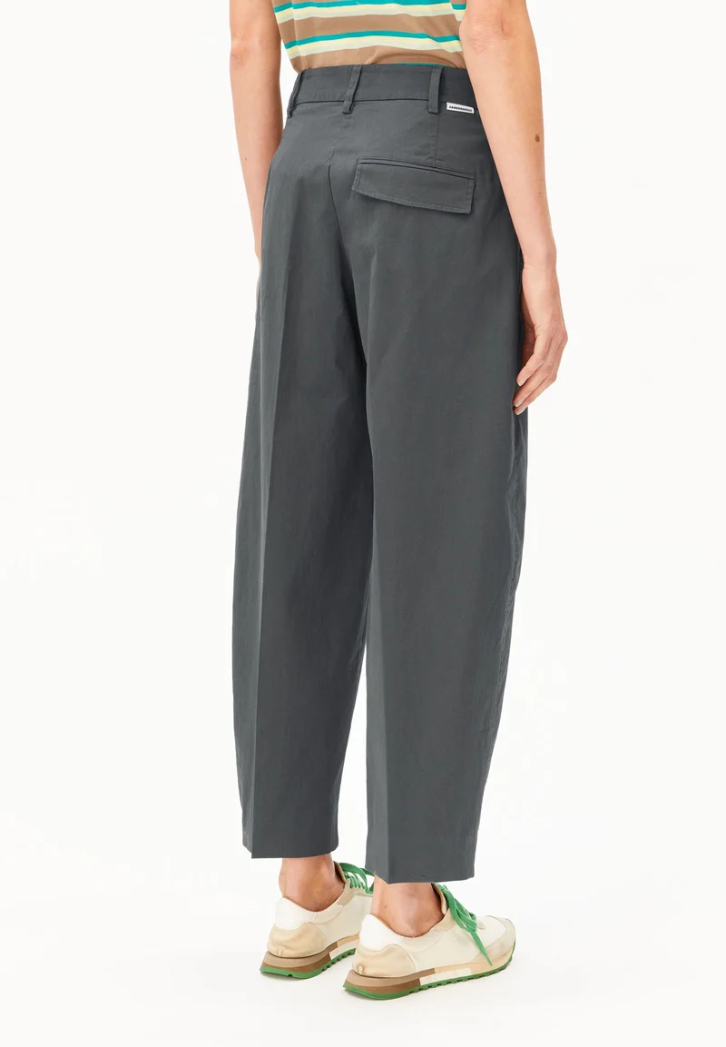 BARREL LEG TWILLHOSE | space steel