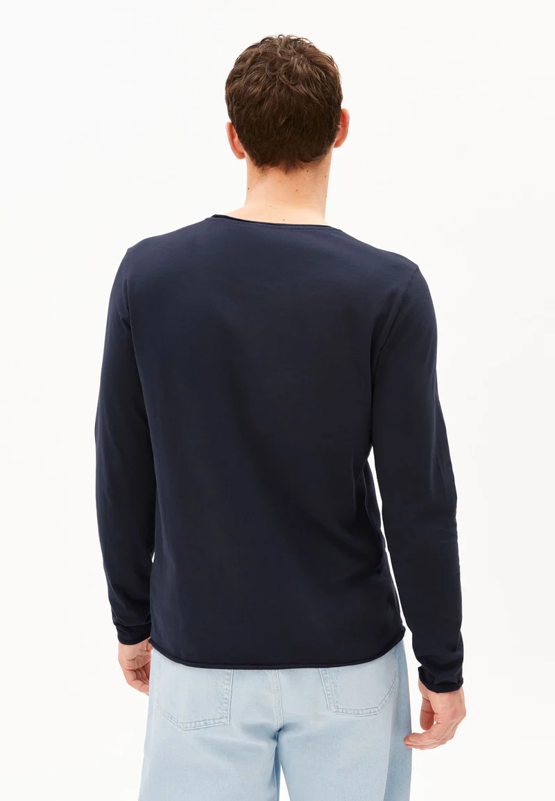 JAAMES BRUSHED LANGARMSHIRT | night sky