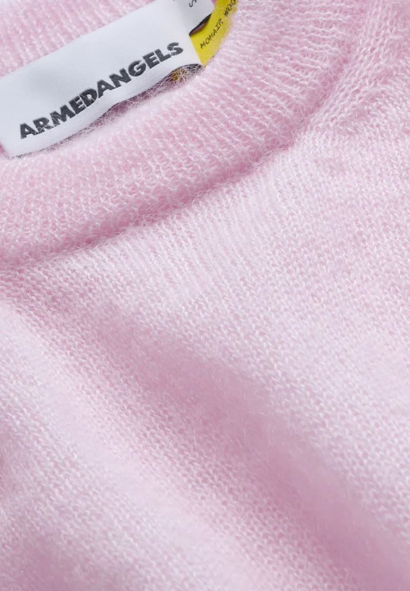 MOHAIR-MIX STRICKPULLUNDER | pink mist
