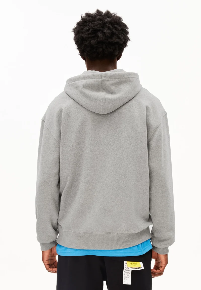 SAROMIAAN SWEATJACKE | silver melange