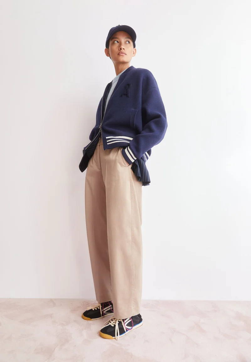 BARREL LEG TWILLHOSE | true camel