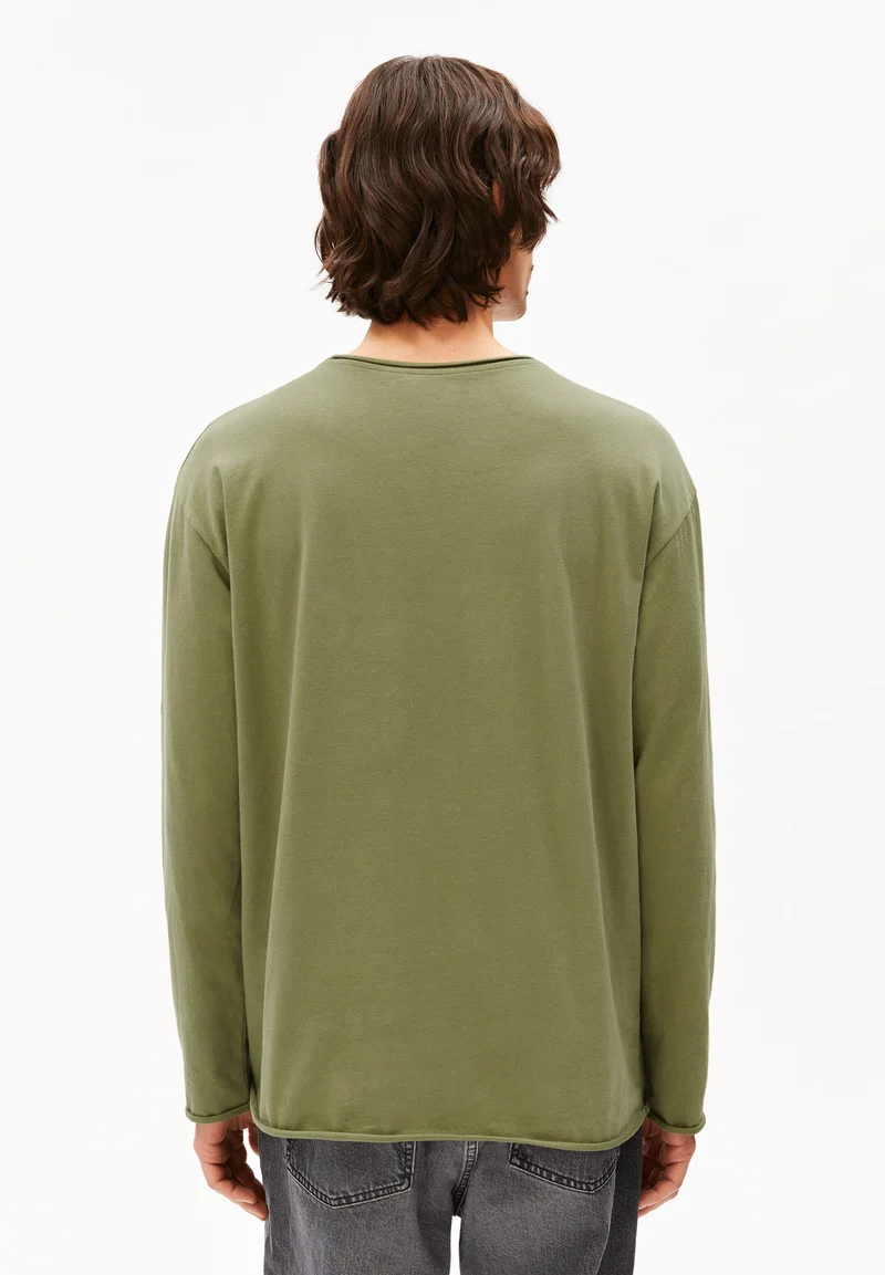 JAAMES BRUSHED LANGARMSHIRT | fatigue green