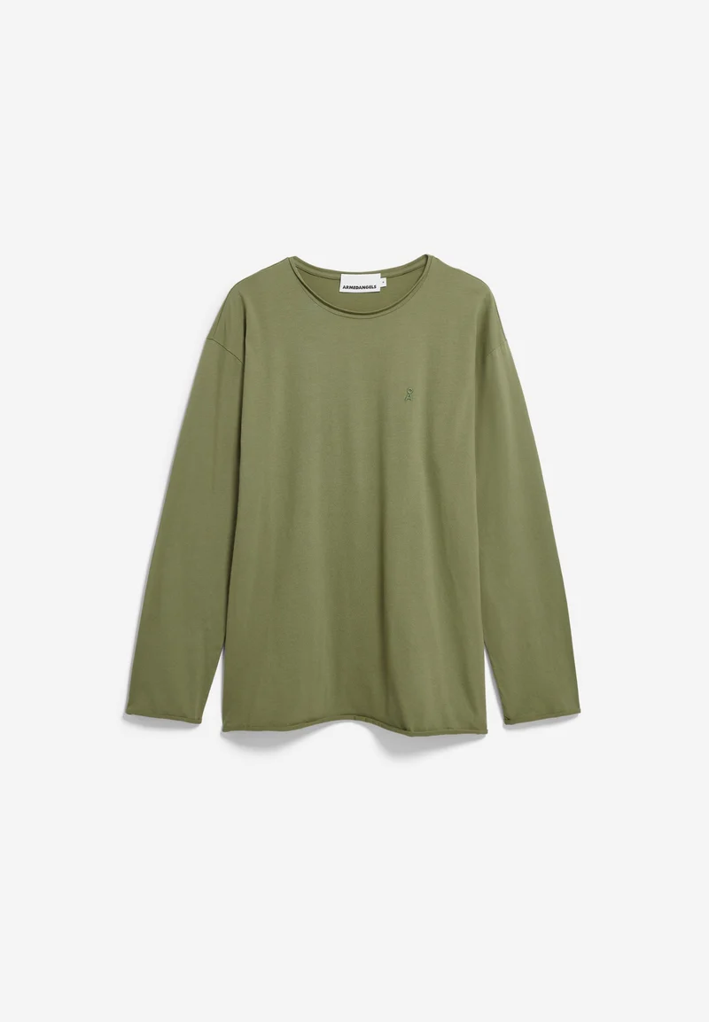 JAAMES BRUSHED LANGARMSHIRT | fatigue green