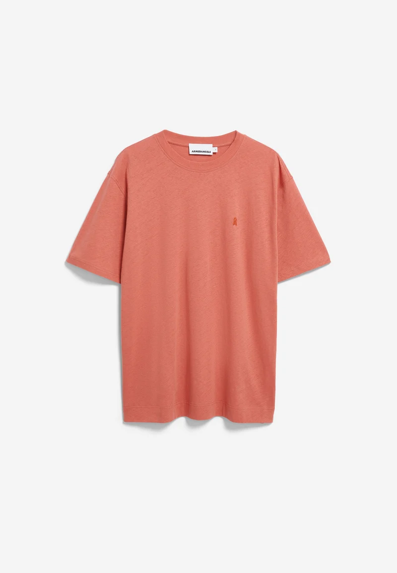 MAARKOS LEINEN-MIX T-SHIRT | tabasco red