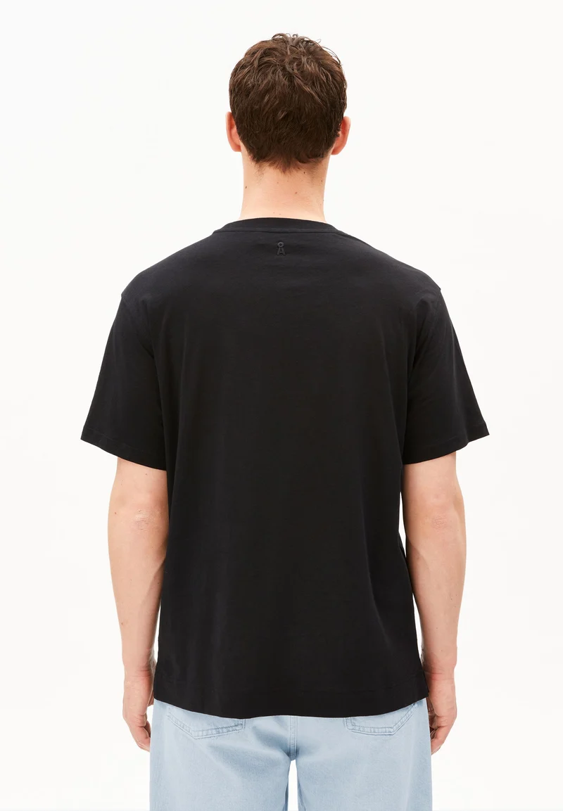 MAARKOS LEINEN-MIX T-SHIRT | black