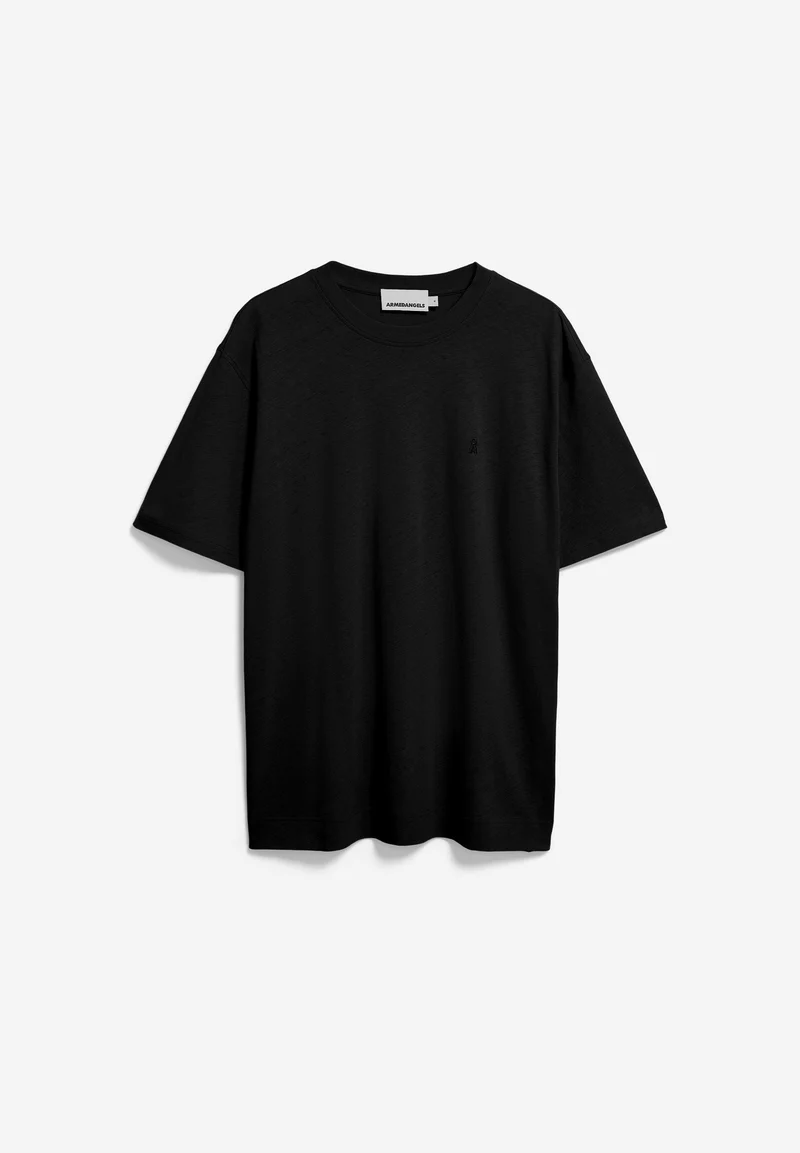 MAARKOS LEINEN-MIX T-SHIRT | black