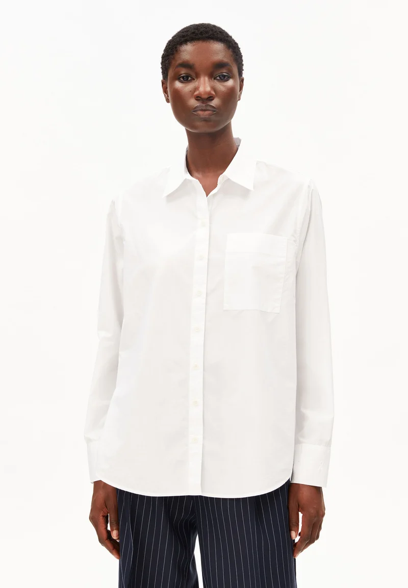 WEITE POPLIN BLUSE | white