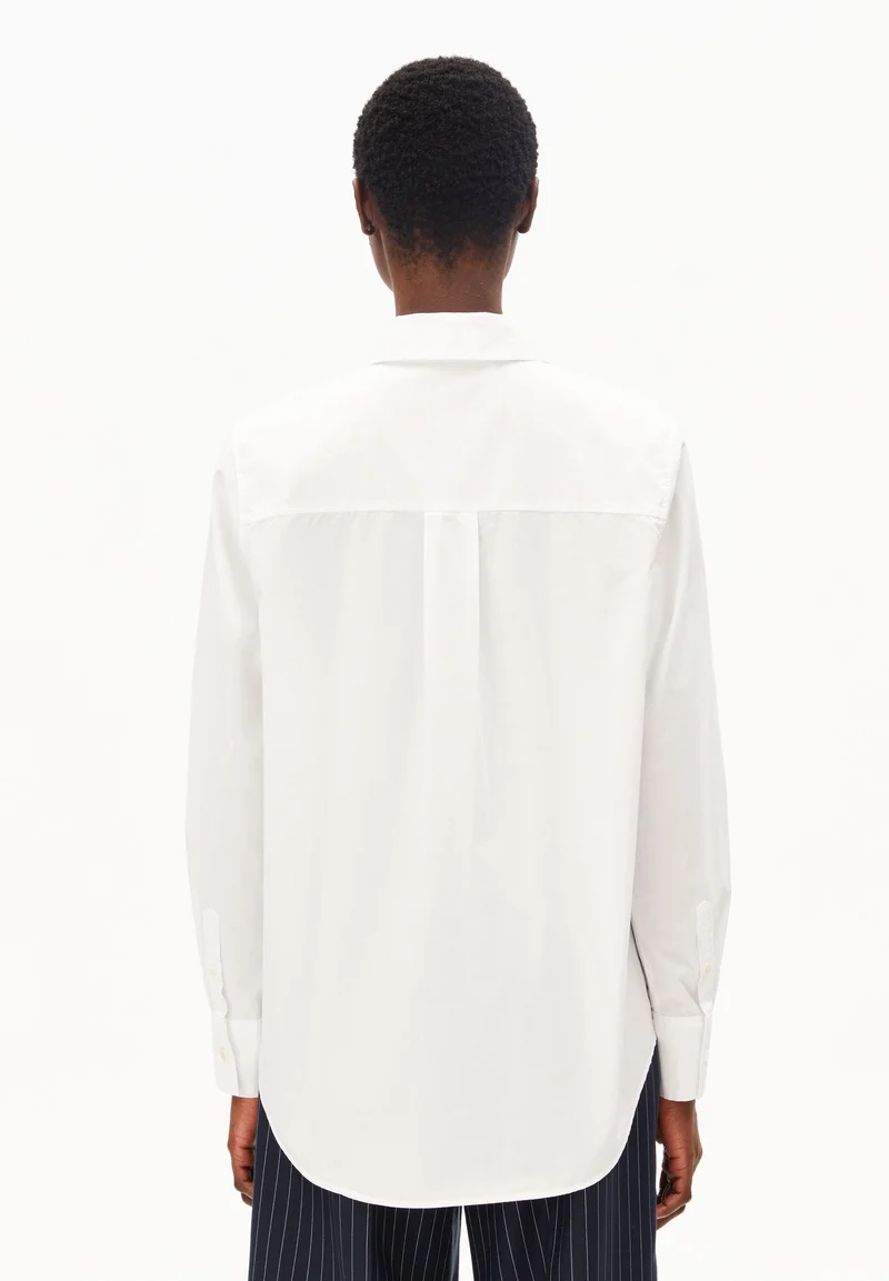 WEITE POPLIN BLUSE | white