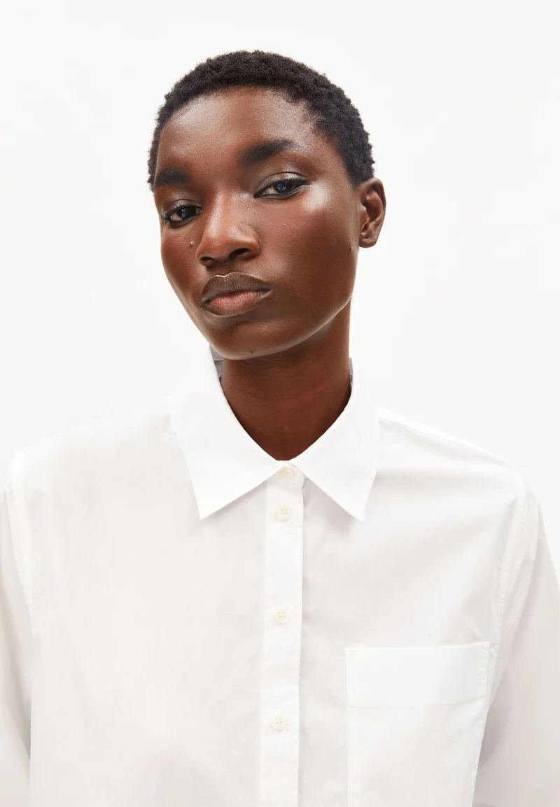 WEITE POPLIN BLUSE | white