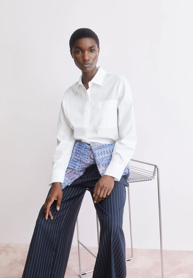 WEITE POPLIN BLUSE | white