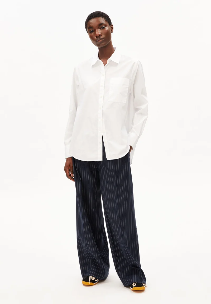 WEITE POPLIN BLUSE | white