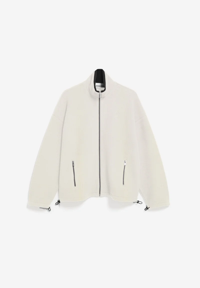 BAUMWOLL-FLEECEJACKE | oatmilk