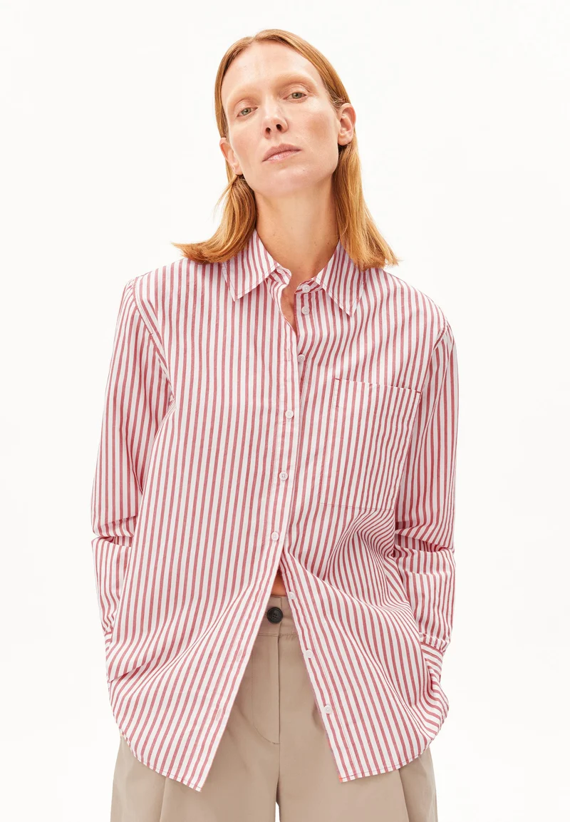 STRIPE LOOSE SHIRT BLOUSE