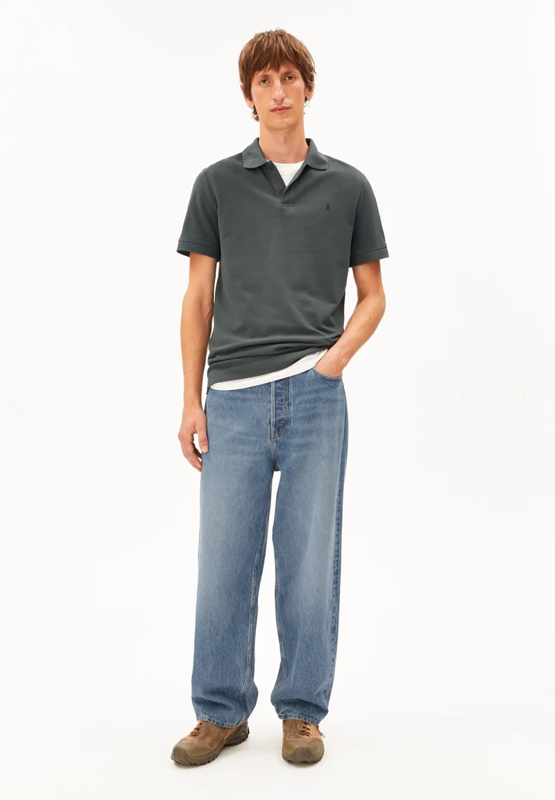 MAARIO POLOSHIRT | space steel