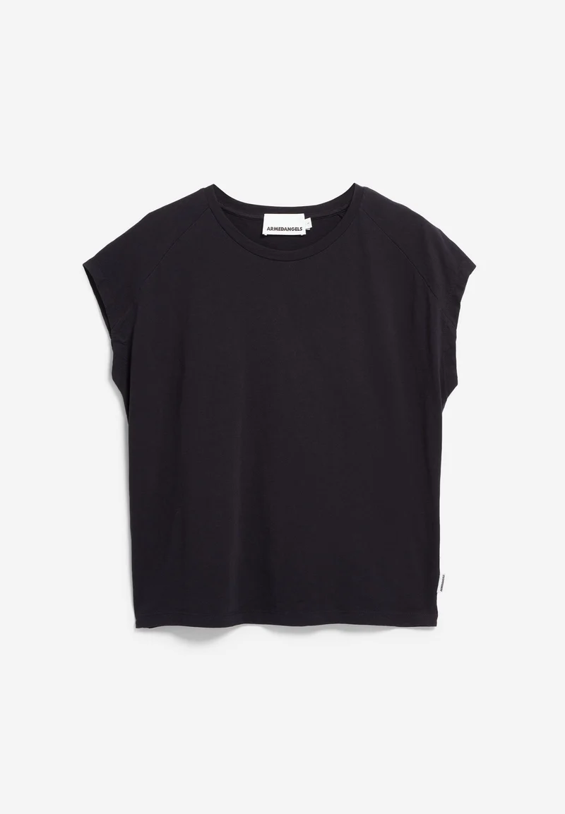 SLUB JERSEY T-SHIRT | black