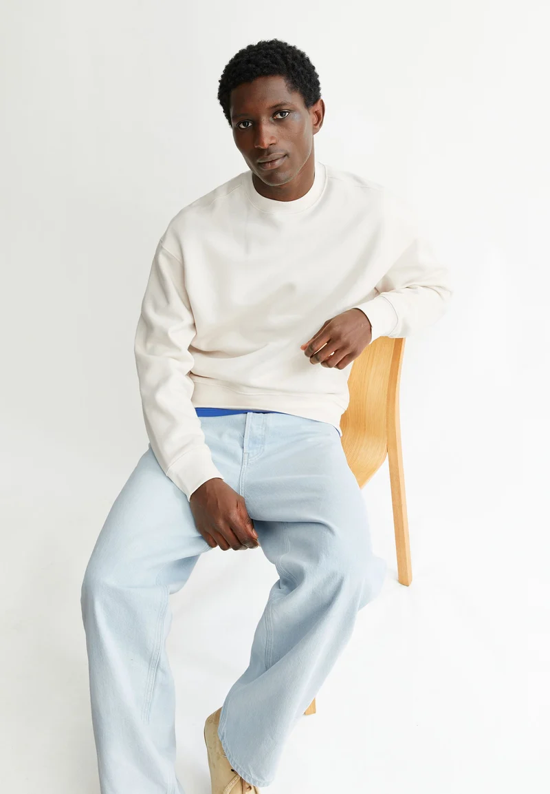 EMAAL Å ZICK ZACK SWEATSHIRT | pure
