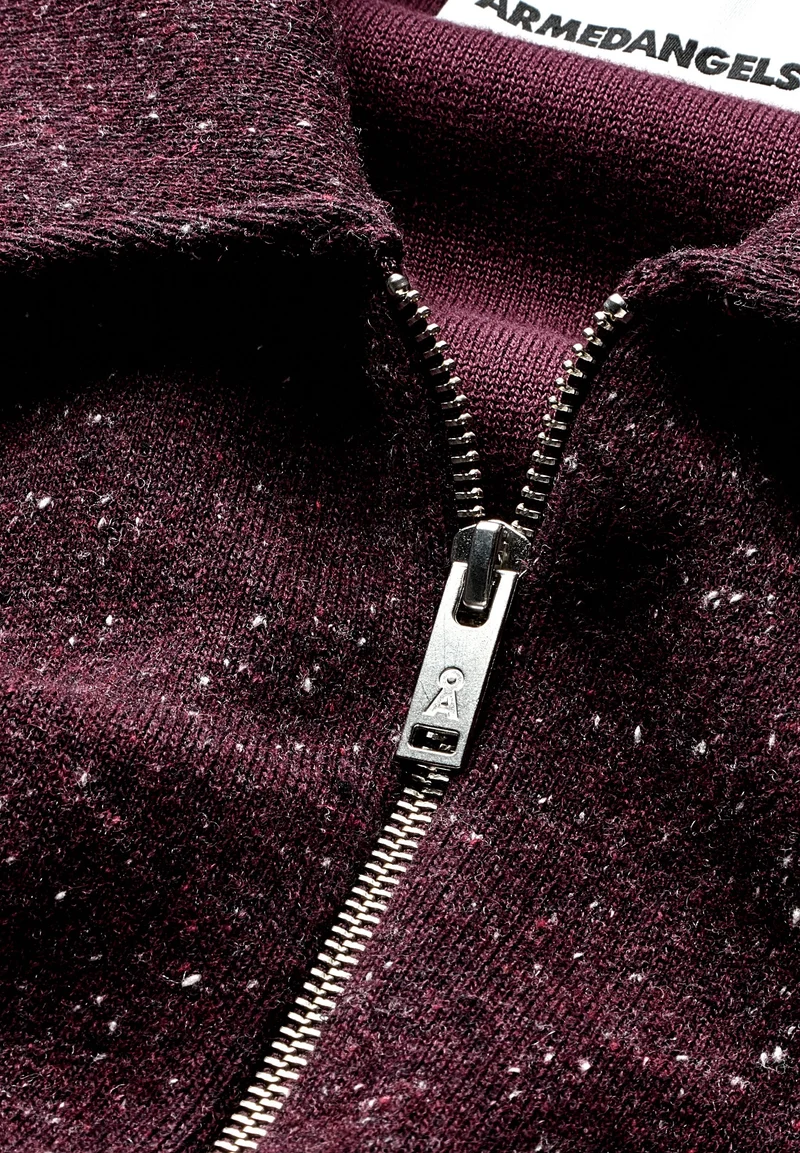 DOROTHEAA TWEED JACKE | dark cranberry