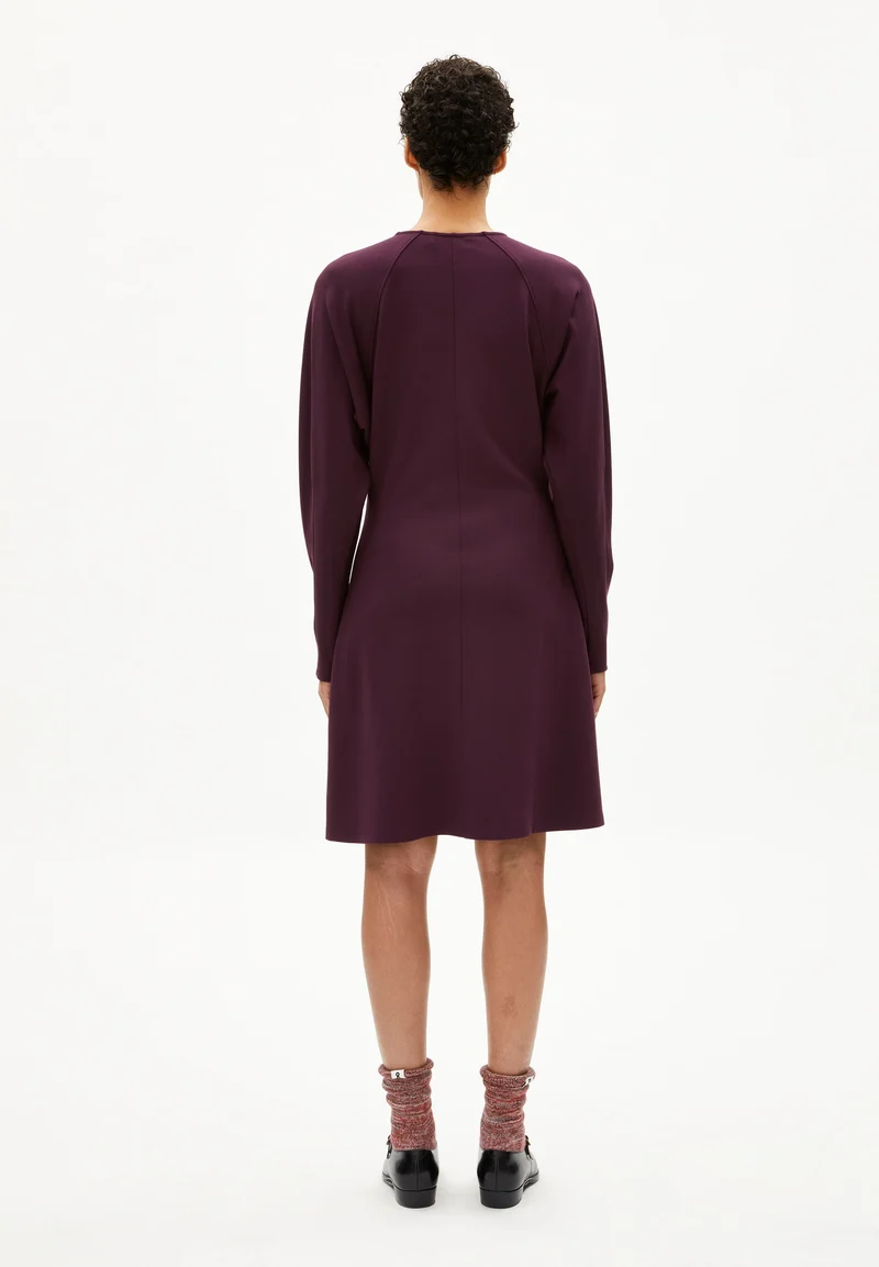 CALINAA KLEID | dark cranberry
