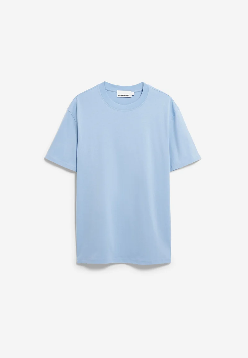 MAARKOS MID WEIGHT T-SHIRT | wedgwood