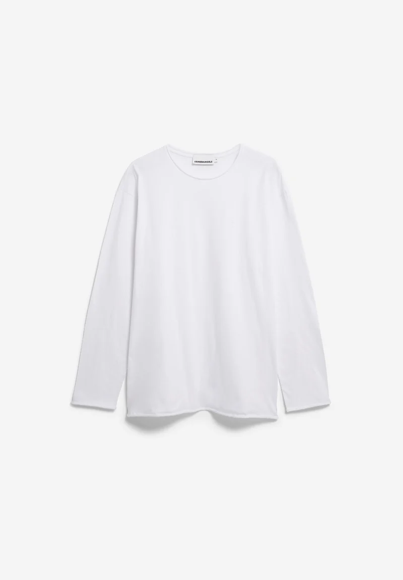 JAAMES BRUSHED LANGARMSHIRT | white