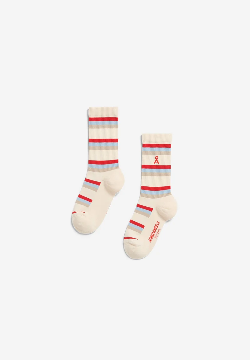 GESTREIFTE SOCKEN | oatmilk