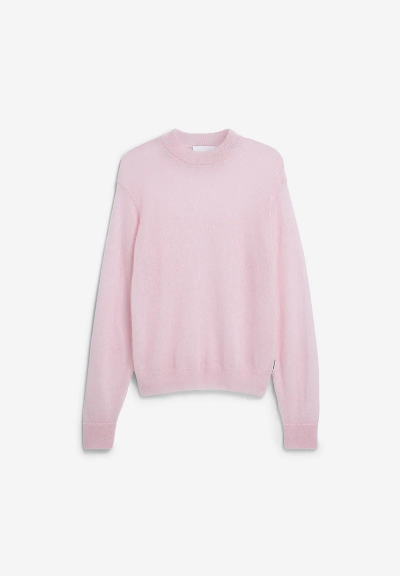 MOHAIR-MIX STRICKPULLOVER | pink mist