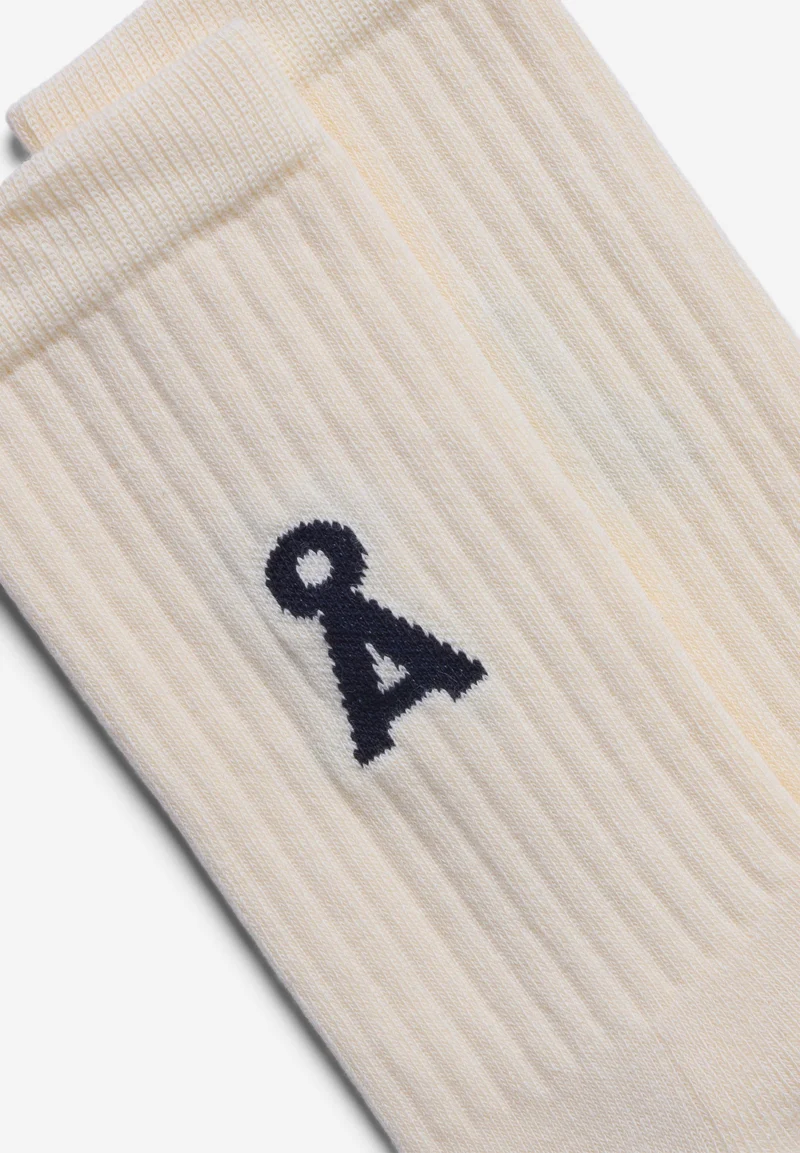 SAAMUS BOLD SOCKEN | oatmilk-black