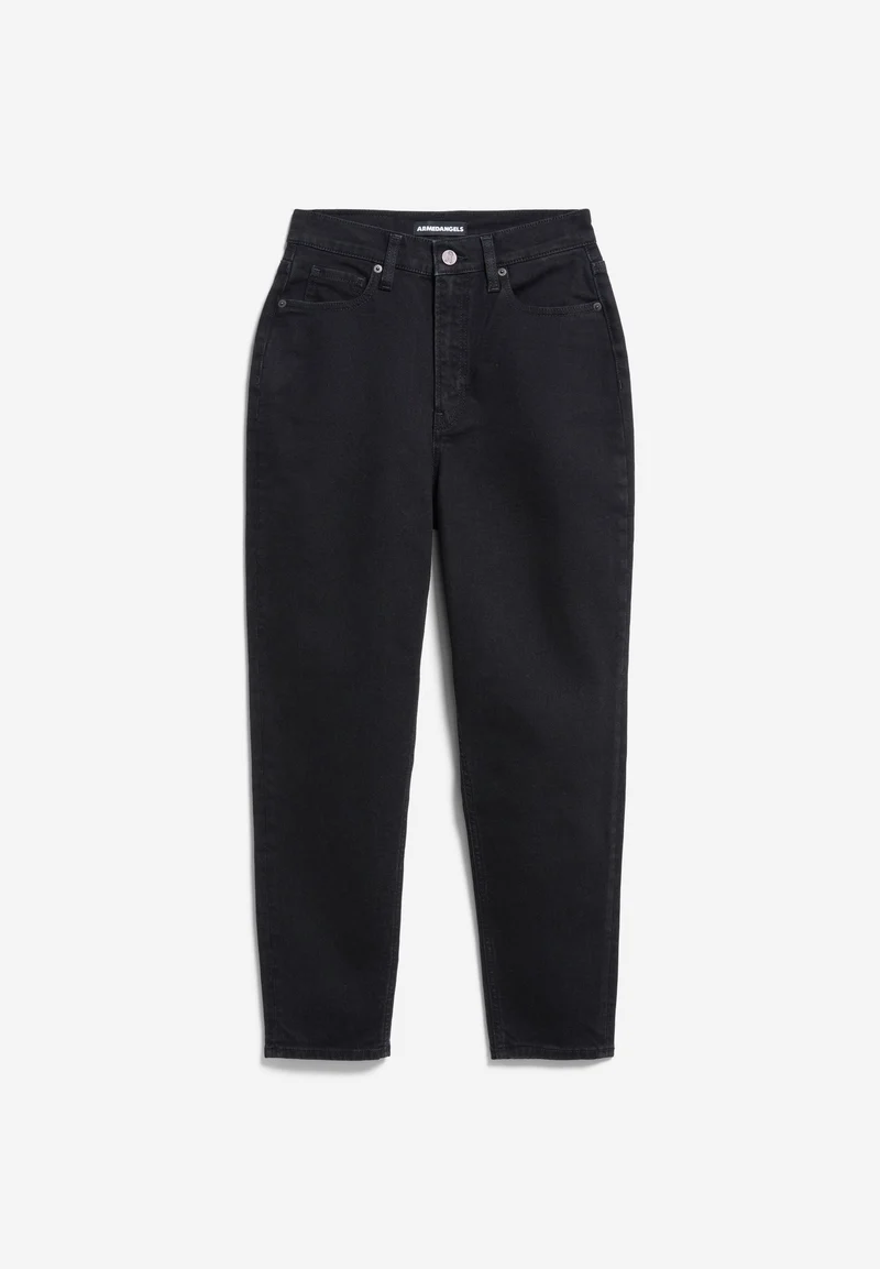 MAIRAA HIGH WAIST MOM JEANS | black