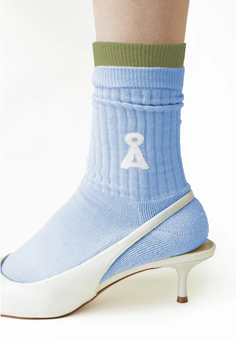 SAAMUS BOLD SOCKEN | blue glow
