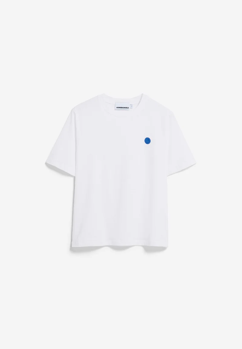 LUALAA EMBRO T-SHIRT | white