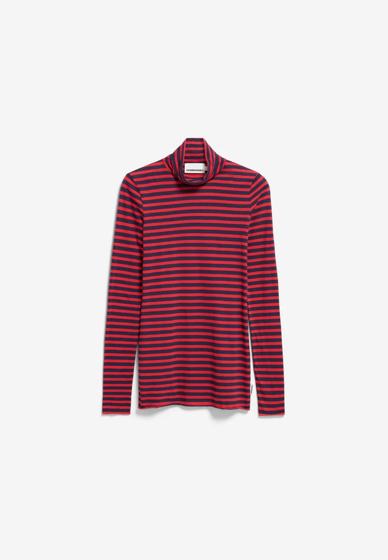 GRAZILIANAA GESTREIFTES LANGARMSHIRT | tinted navy-candy apple