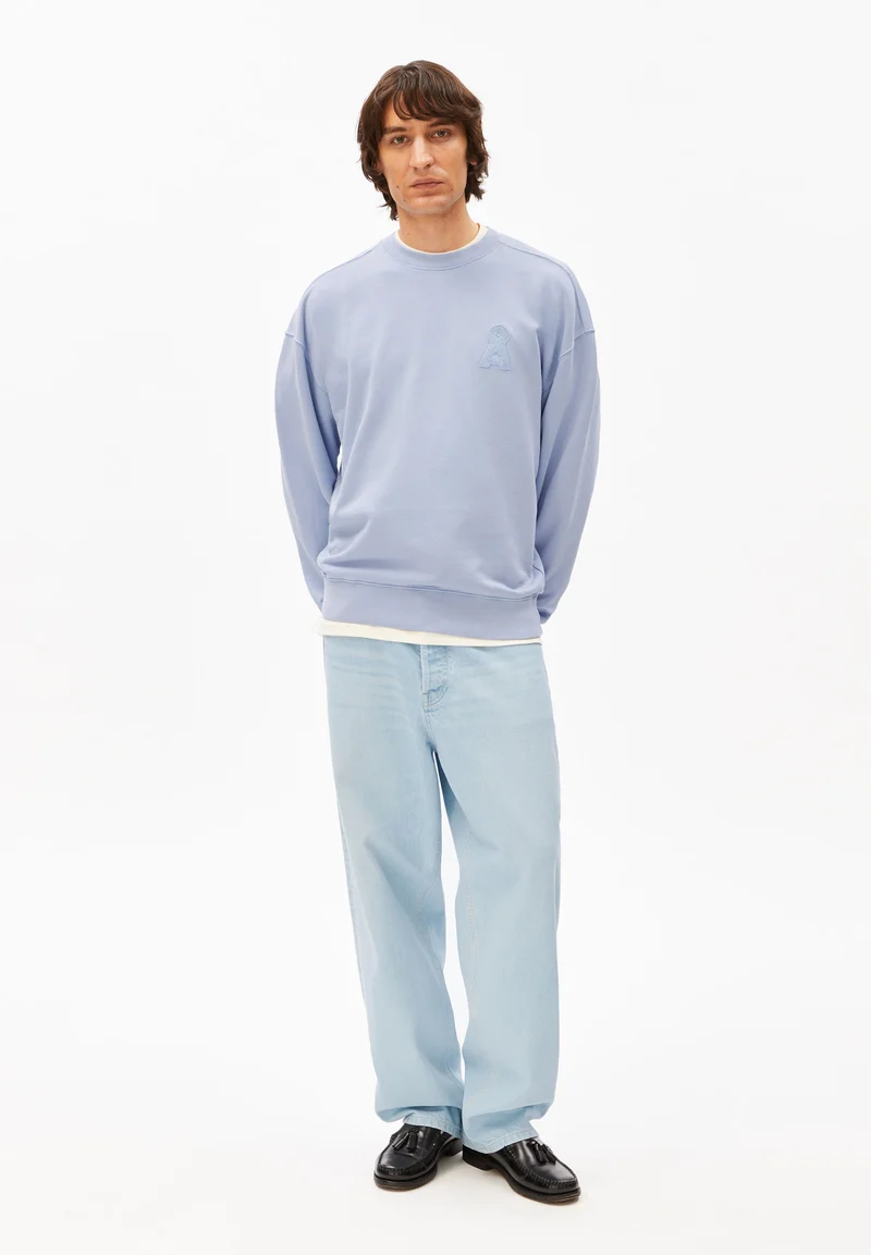 ICONIC Å GMT DYE SWEATSHIRT | wedgwood washed
