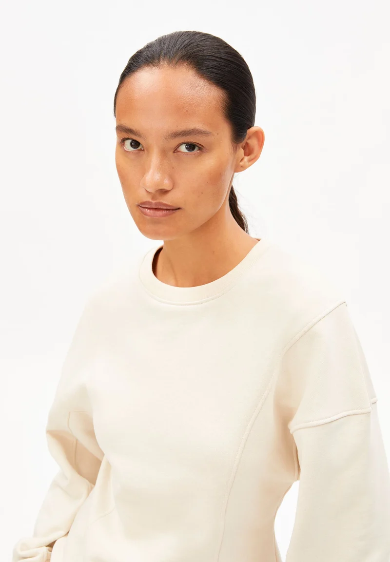 UN-WASTED BARREL SWEATSHIRT | undyed-cinnamon dust