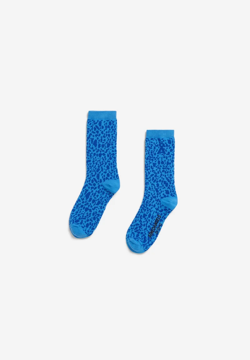 LEOPARD SOCKEN | marina blue