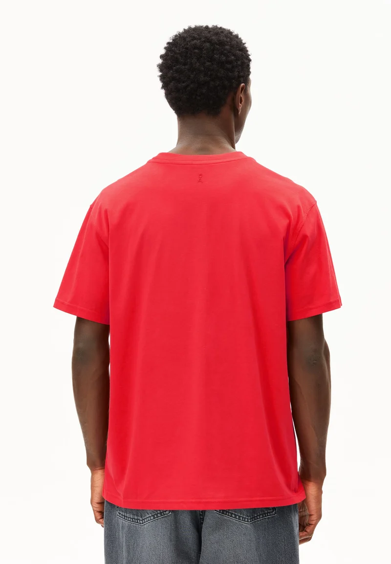 MAARKOS MID WEIGHT T-SHIRT | mars red
