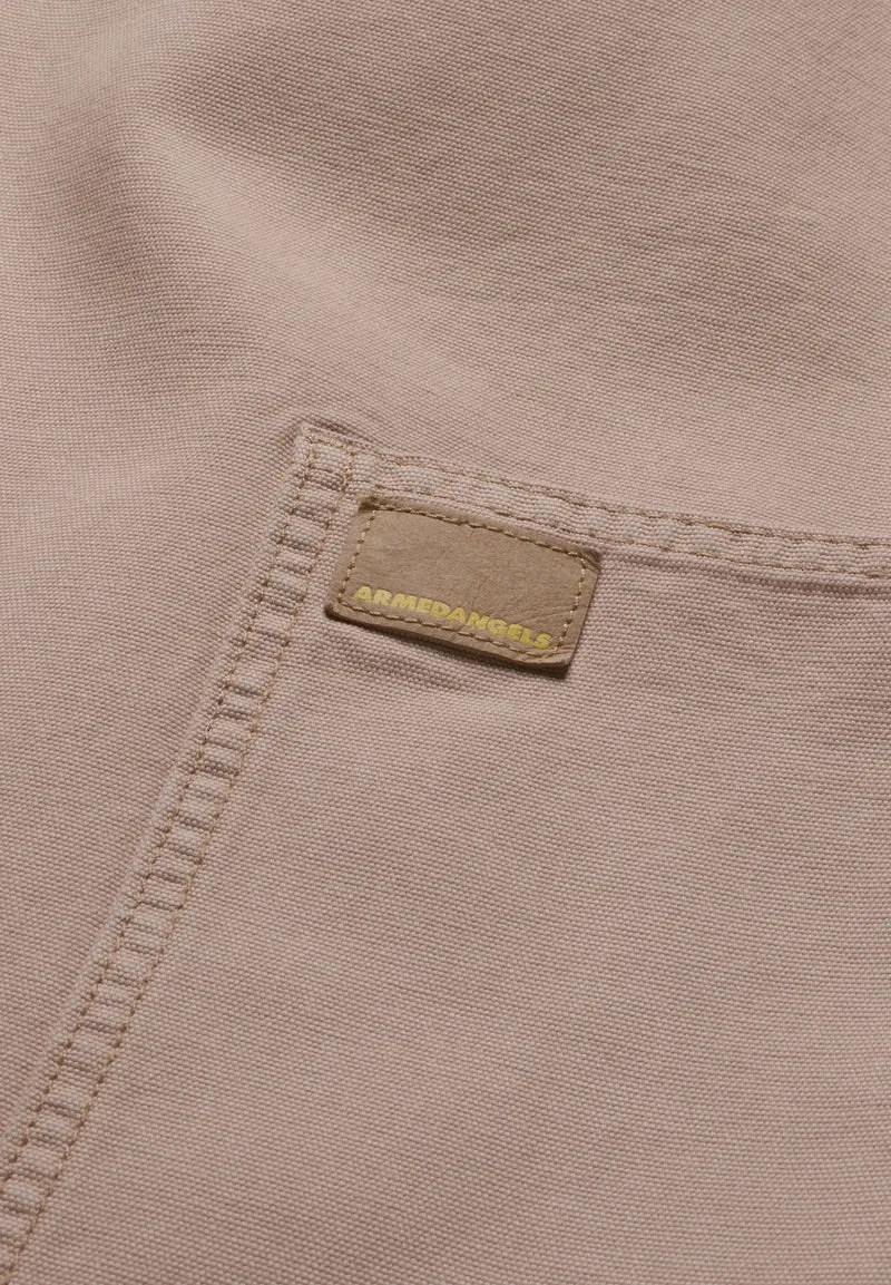 WORKWEAR CANVAS MINI-KLEID | true camel
