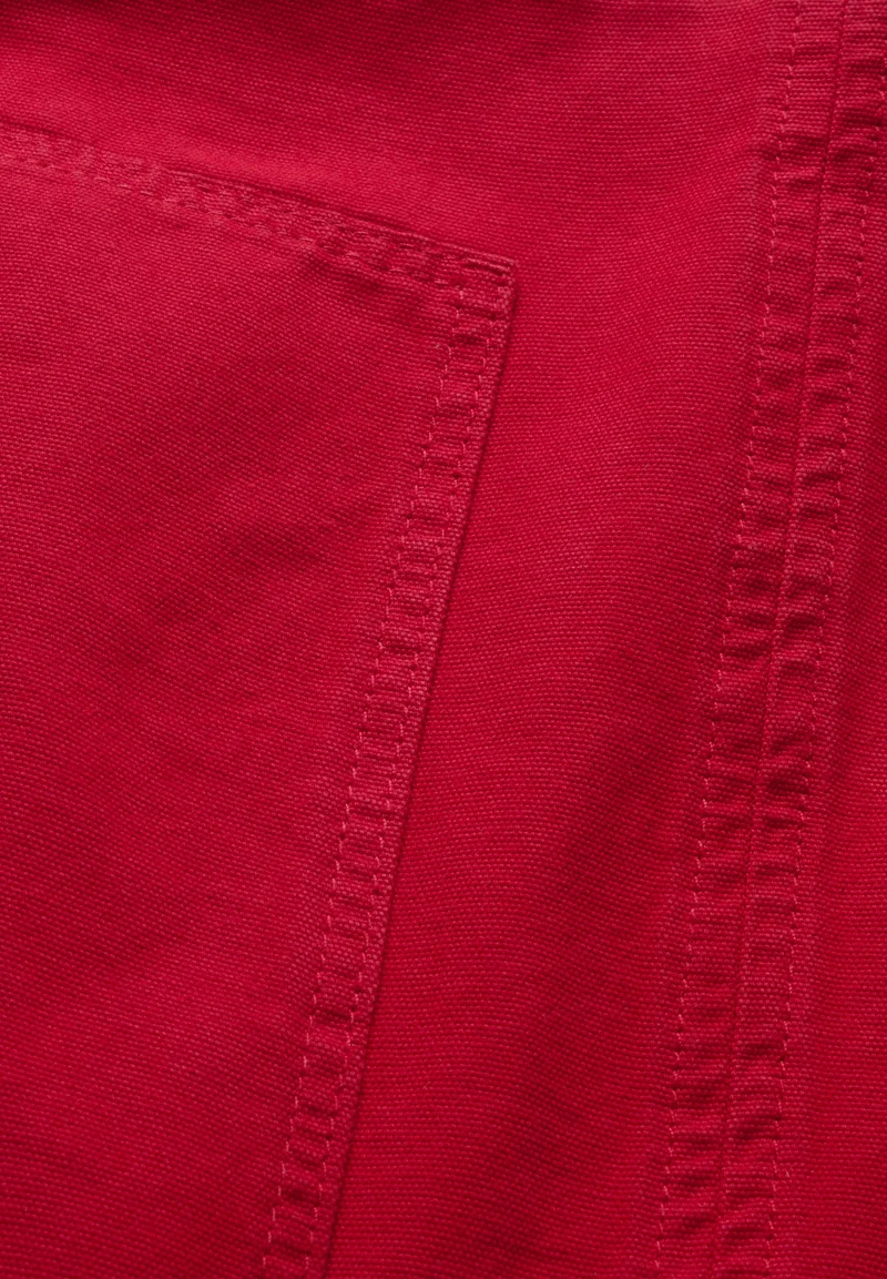 WORKWEAR CANVAS MINI-ROCK | mars red