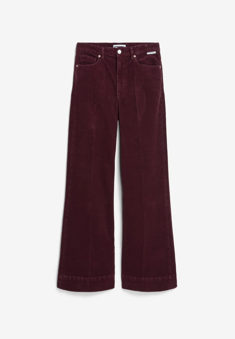 MURLIAA CORDHOSE | dark cranberry